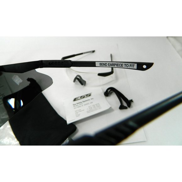 ESS Military Issue ICE 2X Custom Fit Frameless Eye Protection Glasses - Picture 11 of 15
